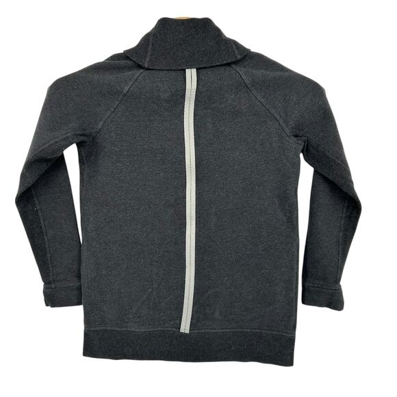 Women's Grey Lululemon Yin To My Yang Snap Button Cardigan Sweater Jacket Sz 8 - Picture 6 of 8